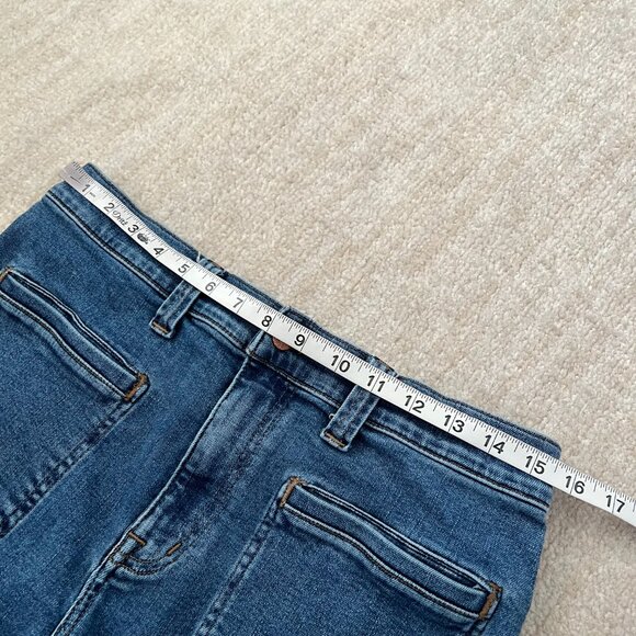 Madewell Mid Rise Kick Out Blue Jeans 30 - Picture 8 of 10